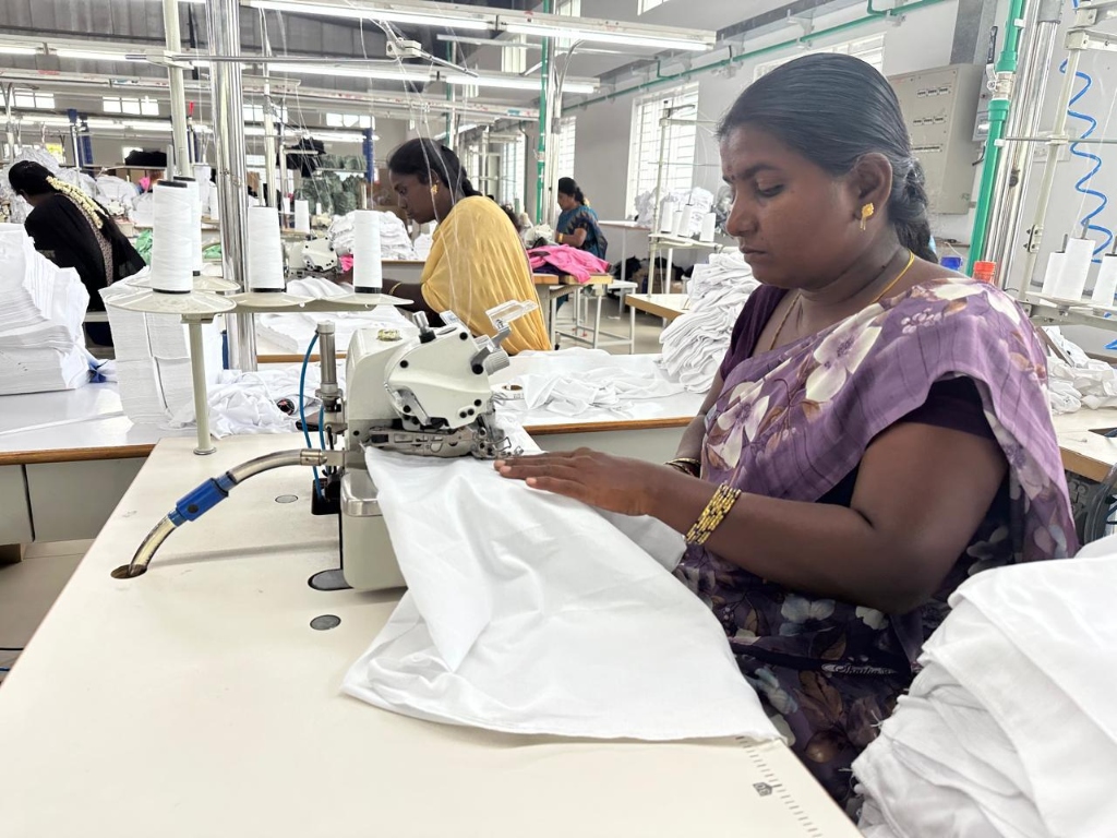 Precision Hemming and Seam Assembly at Vivian Knits
